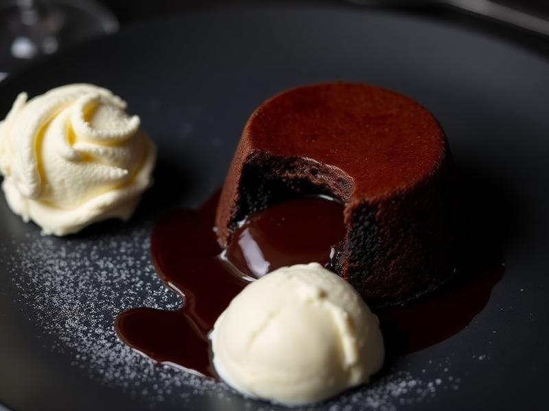Petit Gateau com Sorvete