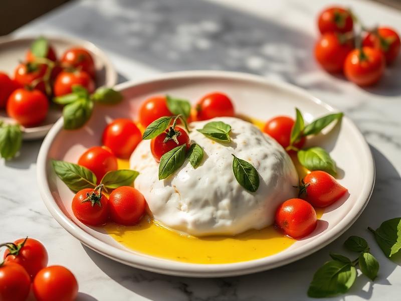 Burrata com Presunto de Parma